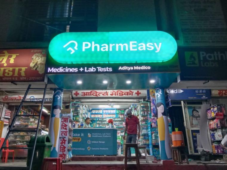 Retail storefront branding by CADMAP with LED fascia and printed shutter