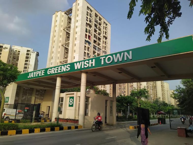 Township entrance gate signage in daylight – CADMAP, Delhi